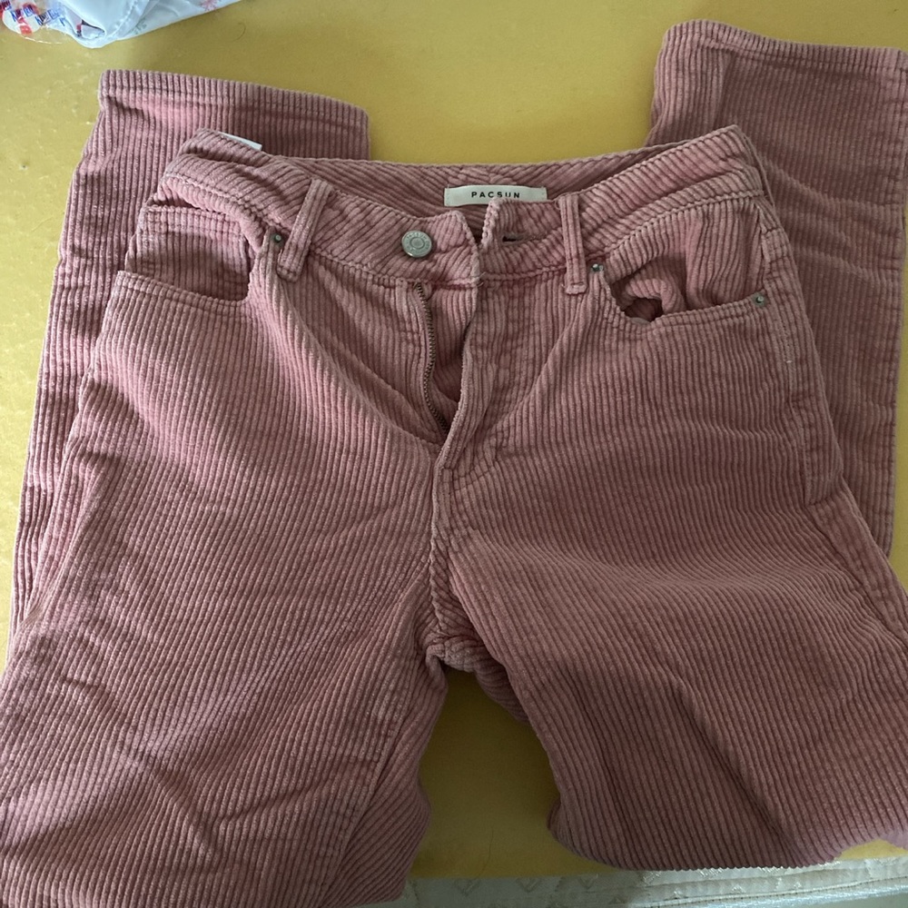 COPY - pink corduroy pacsun mom jeans!